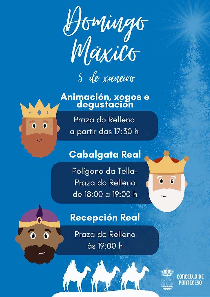 Cabalgata dos Reis Magos  (2026) en Ponteceso