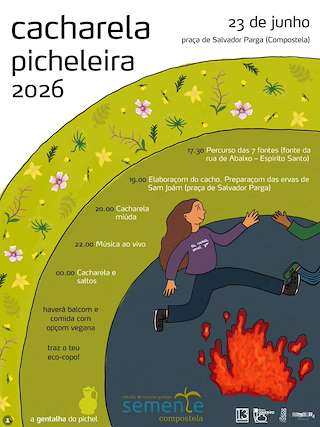 Fechas, información, programa, cartel, imágenes, mapa y ubicación de Cacharela Picheleira (2026)  en  Santiago de Compostela