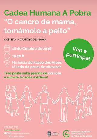 Fechas, información, programa, cartel, imágenes, mapa y ubicación de Cadea Humana (2026)  en  A Pobra do Caramiñal