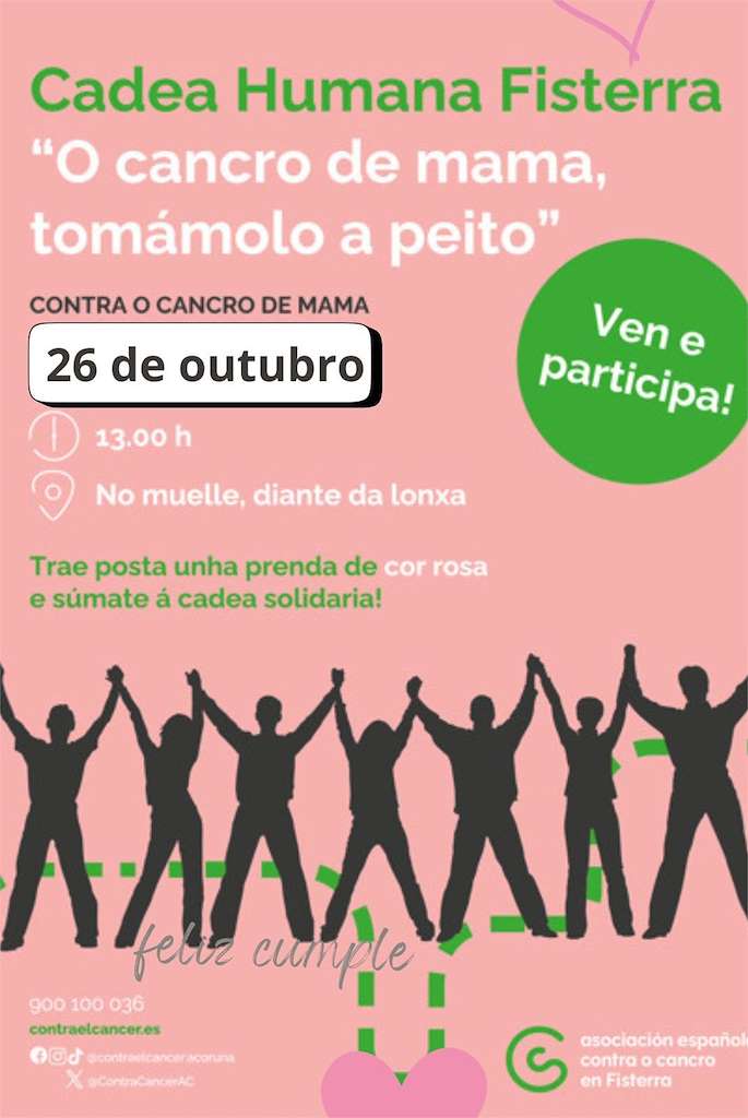 Cadea Humana  en Fisterra