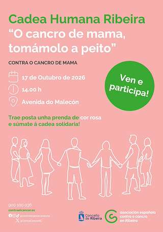 Fechas, información, programa, cartel, imágenes, mapa y ubicación de Cadea Humana Solidaria (2026)  en  Ribeira