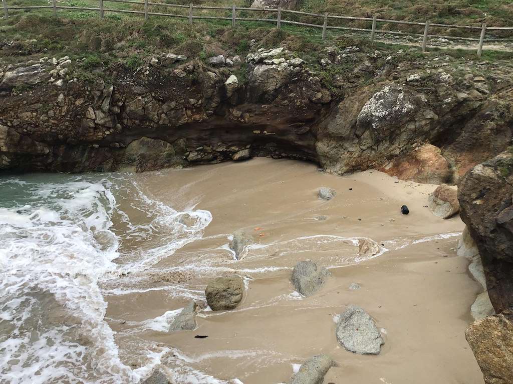 Cala de la Flecha en Carballo