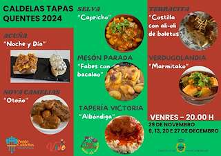 Fechas, información, programa, cartel, imágenes, mapa y ubicación de Caldelas Tapas Quentes
