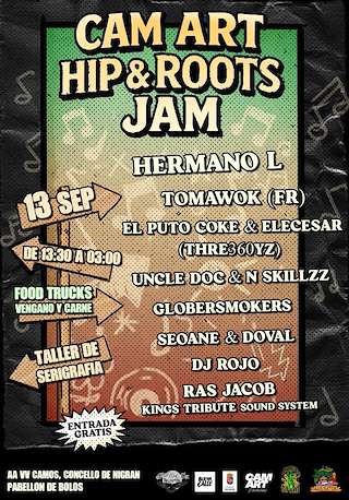 Fechas, información, programa, cartel, imágenes, mapa y ubicación de Cam Art Hip & Roots Jam  en  Nigrán