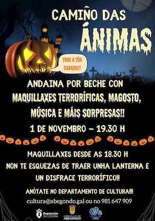 Fechas, información, programa, cartel, imágenes, mapa y ubicación de Camiño das Ánimas de Beche (2025)  en  Abegondo