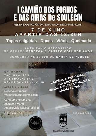 Fechas, información, programa, cartel, imágenes, mapa y ubicación de Camiño dos Fornos e das Airas de Soulecín  en  O Barco de Valdeorras