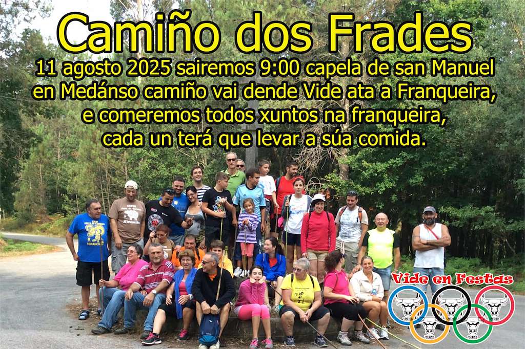 Camiño dos Frades en As Neves