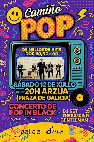 Fechas, información, programa, cartel, imágenes, mapa y ubicación de Camiño Pop  en  Arzúa