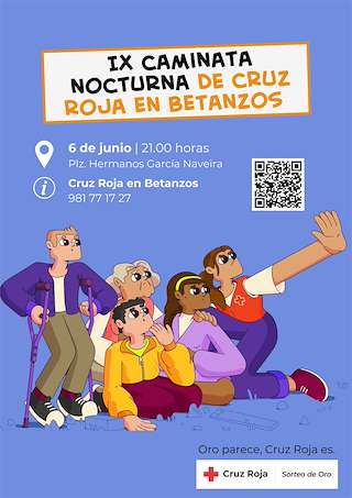 Fechas, información, programa, cartel, imágenes, mapa y ubicación de IX Caminata Nocturna Cruz Roja  en  Betanzos
