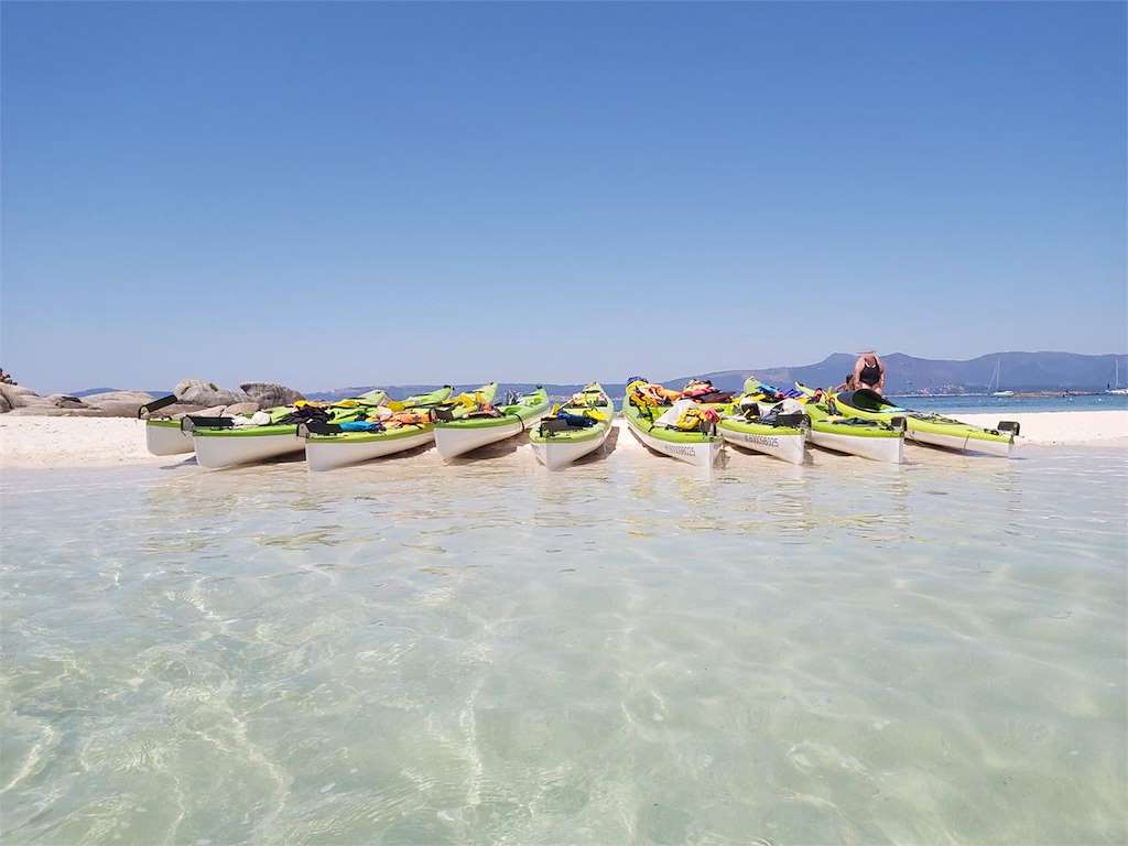 Camino en Kayak en O Grove