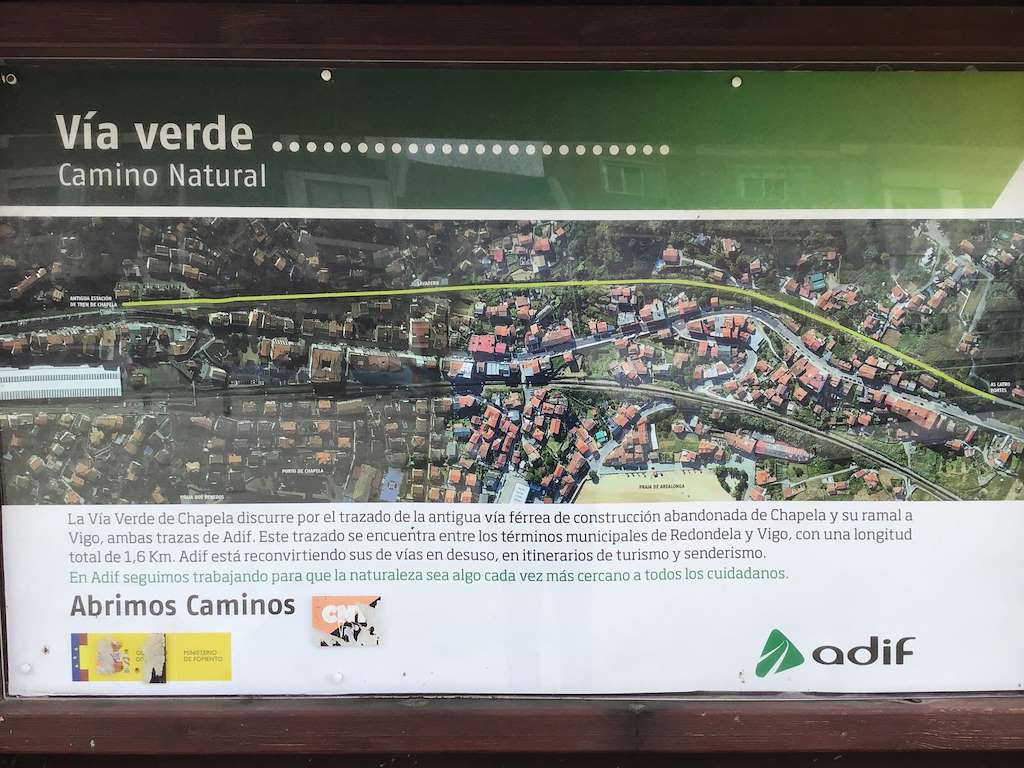 Camino Natural Vía Verde de Chapela en Redondela