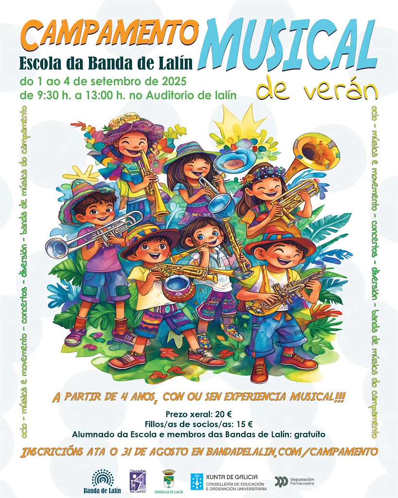 Campamento Musical de Verán (2025) en Lalín