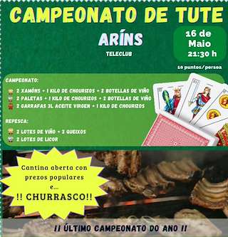 Campeonato de Tute de Aríns en Santiago de Compostela