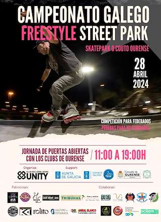Campeonato Galego Freestyle Street Park Unity Blading en Ourense