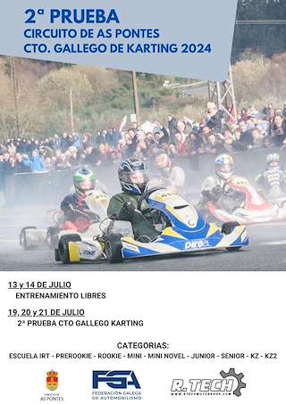 Campeonato Gallego de Karting en As Pontes de García Rodríguez