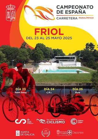 Fechas, información, programa, cartel, imágenes, mapa y ubicación de Campeonato de España de Ciclismo Paralímpico  en  Friol
