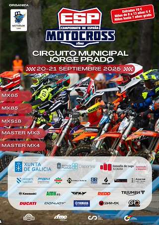 Fechas, información, programa, cartel, imágenes, mapa y ubicación de Campeonato de España de Motocross  en  Lugo