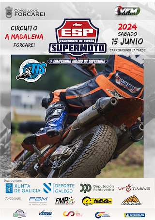 Fechas, información, programa, cartel, imágenes, mapa y ubicación de Campeonato de España de Supermoto  en  Forcarei