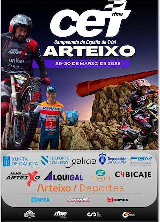 Fechas, información, programa, cartel, imágenes, mapa y ubicación de Campeonato de España de Trial  en  Arteixo