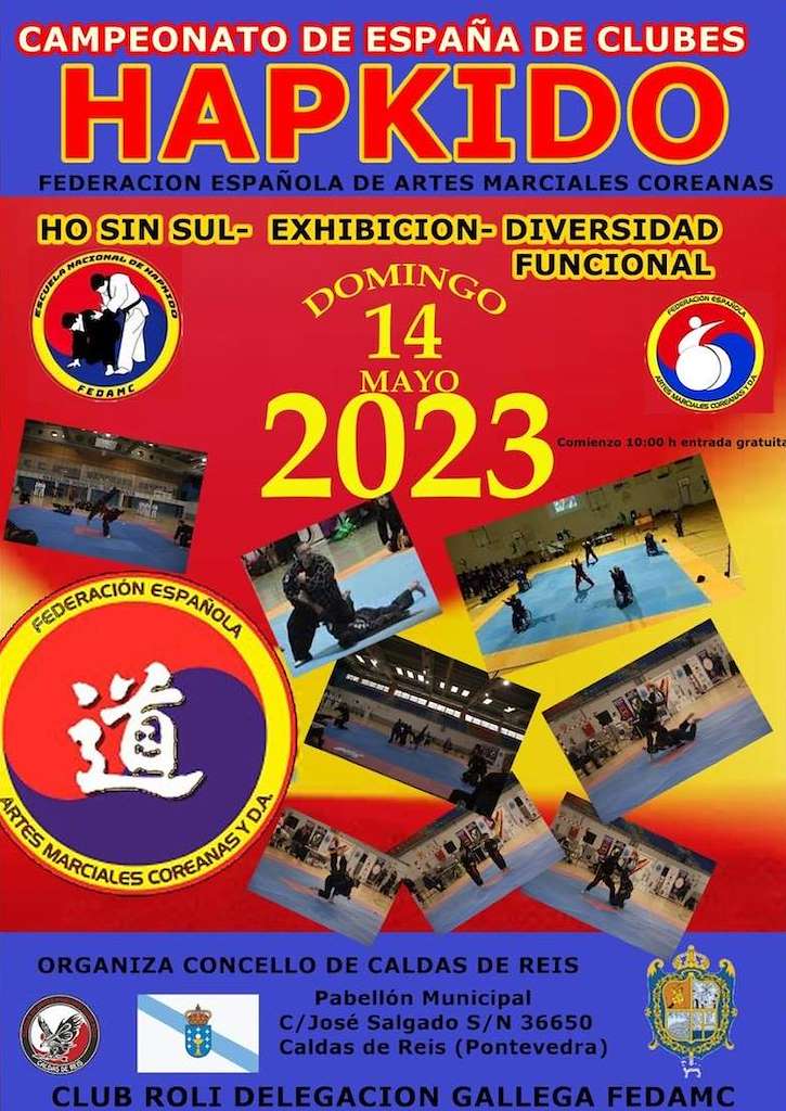 Campeonato de España de Clubes Hapkido en Caldas de Reis