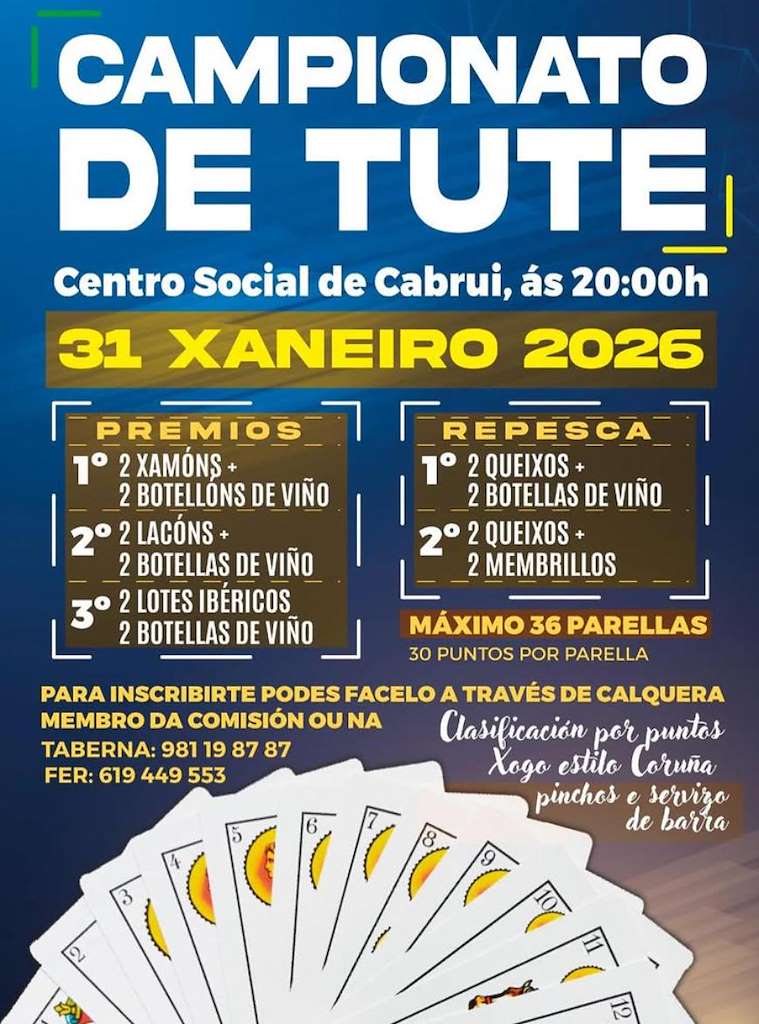 Campeonato de Tute de Cabrui en Mesía