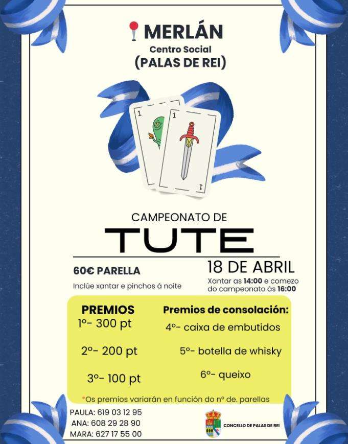 Campeonato de Tute de Merlán  (2025) en Palas de Rei