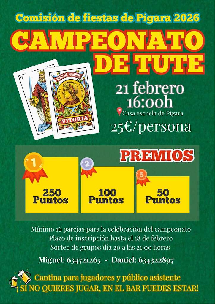 Campeonato de Tute de Pígara  (2026) en Guitiriz