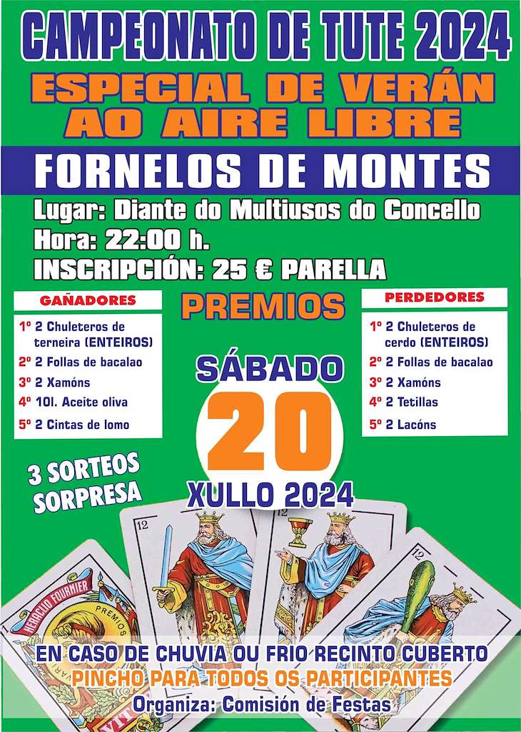 Campeonato de Tute  en Fornelos de Montes