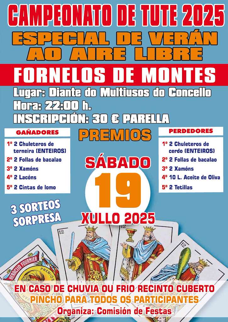 Campeonato de Tute  en Fornelos de Montes