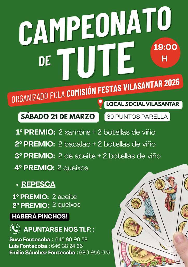 Campeonato de Tute  (2026) en Vilasantar