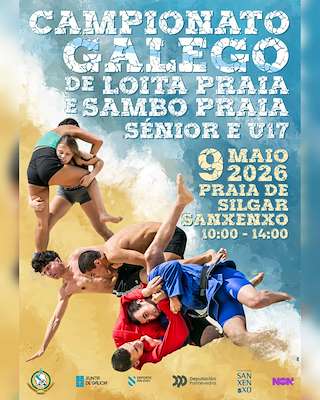 Fechas, información, programa, cartel, imágenes, mapa y ubicación de Campeonato Galego de Loita e Sambo Praia (2026)  en  Sanxenxo