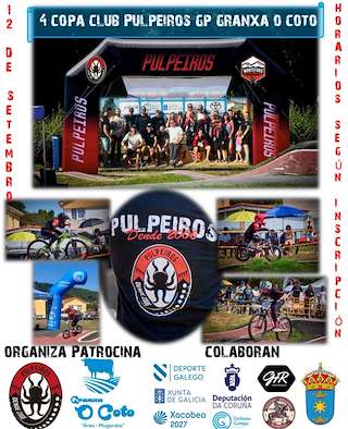 Fechas, información, programa, cartel, imágenes, mapa y ubicación de Campeonato Galego de Pump Track - IV Copa Club Pulpeiros GP Granxa O Coto (2026)  en  Mugardos