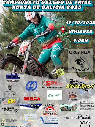 Fechas, información, programa, cartel, imágenes, mapa y ubicación de Campeonato Galego de Trial  (2025)  en  Vimianzo