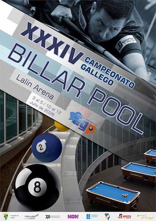 Fechas, información, programa, cartel, imágenes, mapa y ubicación de XXXIV Campeonato Gallego Billar Pool  (2026)  en  Lalín