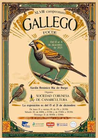 Fechas, información, programa, cartel, imágenes, mapa y ubicación de XLVIII Campeonato Gallego FOCDE (2025)  en  Culleredo