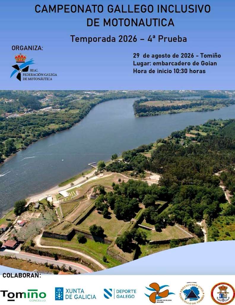Campeonato Gallego Inclusivo de Motonaútica (2026) en Tomiño