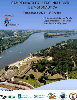 Fechas, información, programa, cartel, imágenes, mapa y ubicación de Campeonato Gallego Inclusivo de Motonaútica (2026)  en  Tomiño