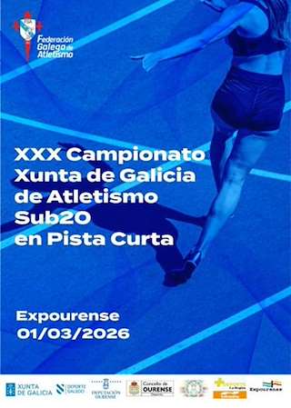 Fechas, información, programa, cartel, imágenes, mapa y ubicación de XXX Campeonato Xunta de Galicia Sub20 en PC (2026)  en  Ourense