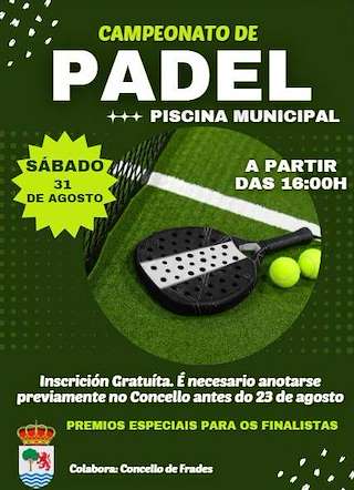 Campionato de Pádel en Frades