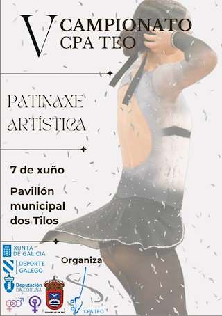 Fechas, información, programa, cartel, imágenes, mapa y ubicación de V Campionato Club Patinaxe Artística  en  Teo