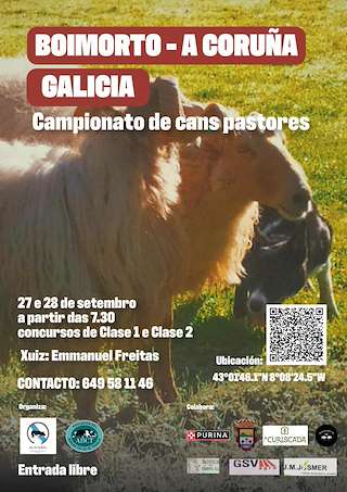 Fechas, información, programa, cartel, imágenes, mapa y ubicación de Campionato de Cans Pastores  en  Boimorto