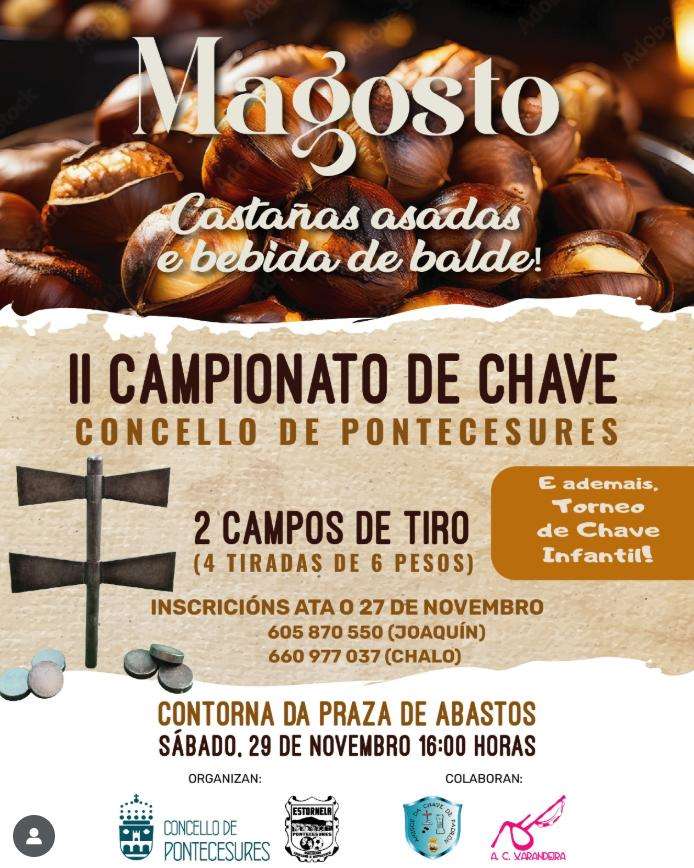 II Campionato de Chave e Magosto (2025) en Pontecesures