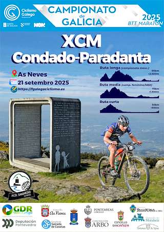 Fechas, información, programa, cartel, imágenes, mapa y ubicación de Campionato de Galicia BTT-XCM Condado - Paradanta  en  As Neves