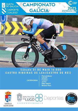 Fechas, información, programa, cartel, imágenes, mapa y ubicación de Campionato de Galicia Contra o Reloxo Individual  en  Castro de Rei