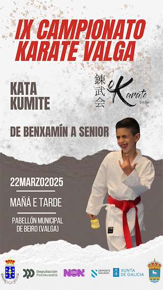 Fechas, información, programa, cartel, imágenes, mapa y ubicación de IX Campionato de Karate  en  Valga