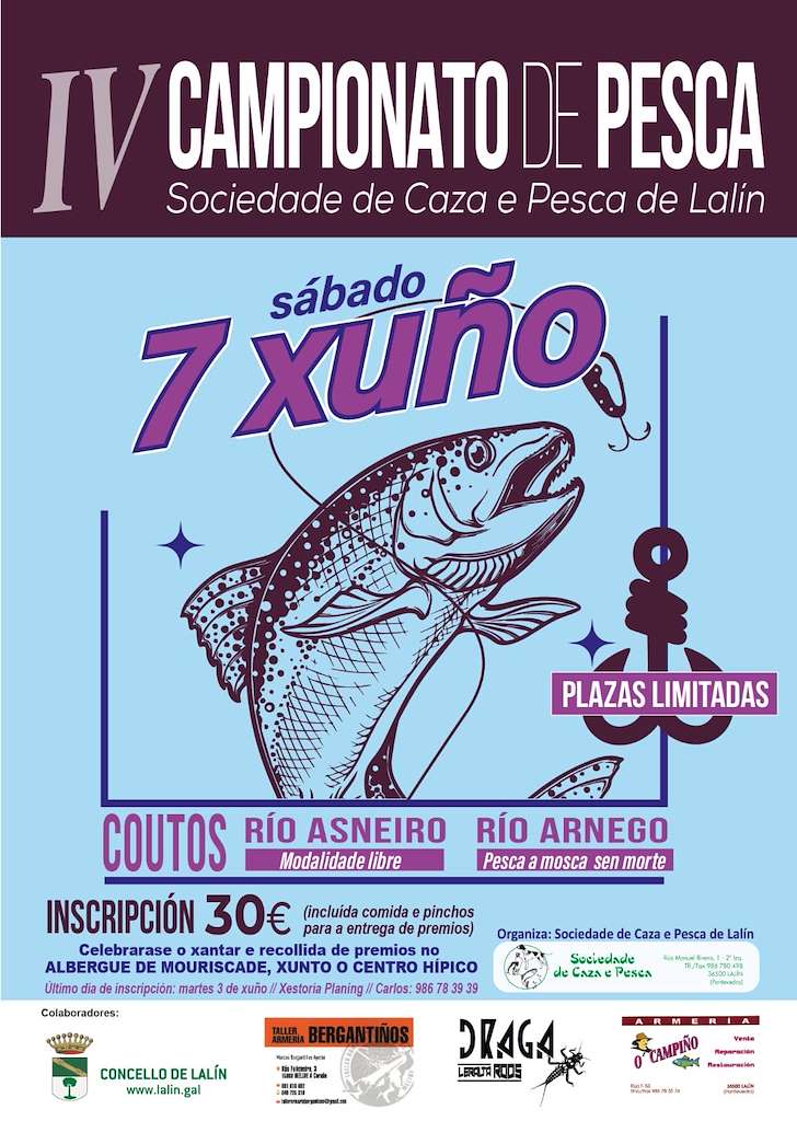 IV Campionato de Pesca (2025) en Lalín