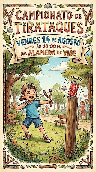 Fechas, información, programa, cartel, imágenes, mapa y ubicación de Campionato de Tirataques Artesanal de Vide (2026) en As Neves