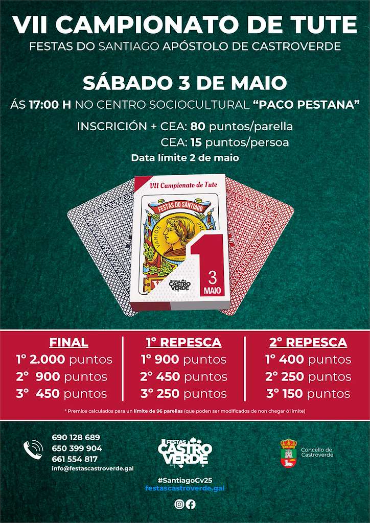 VII Campionato de Tute (2025) en Castroverde