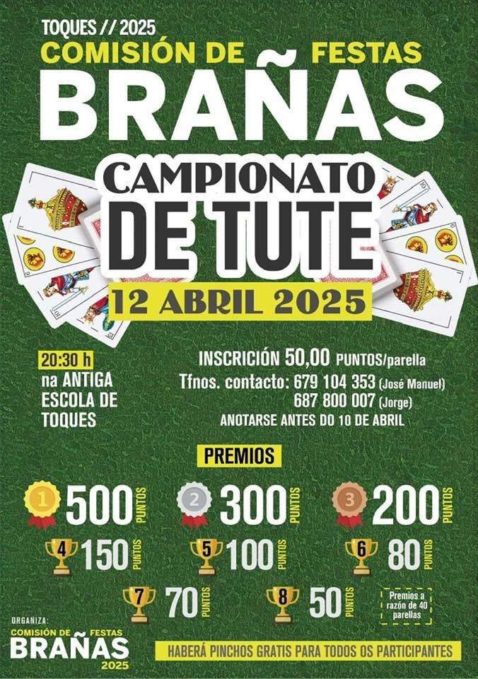 Campionato de Tute de Brañas  (2025) en Toques