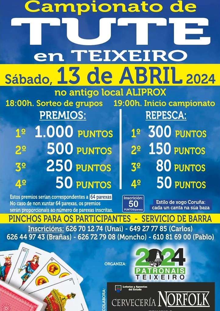Campionato de Tute de Teixeiro en Curtis